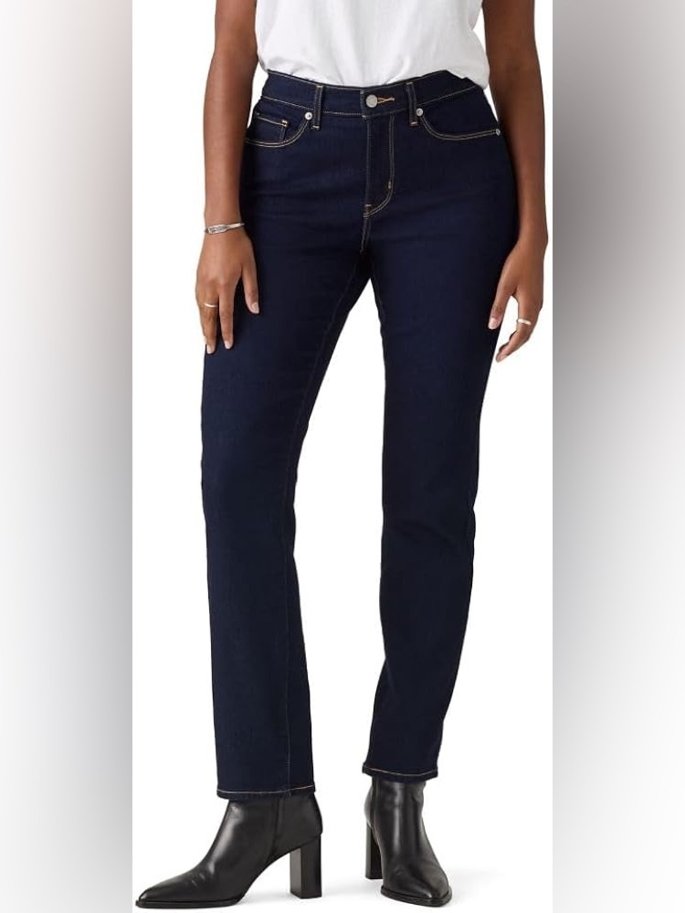 Levi’s Classic Dark Blue Straight Leg Jeans